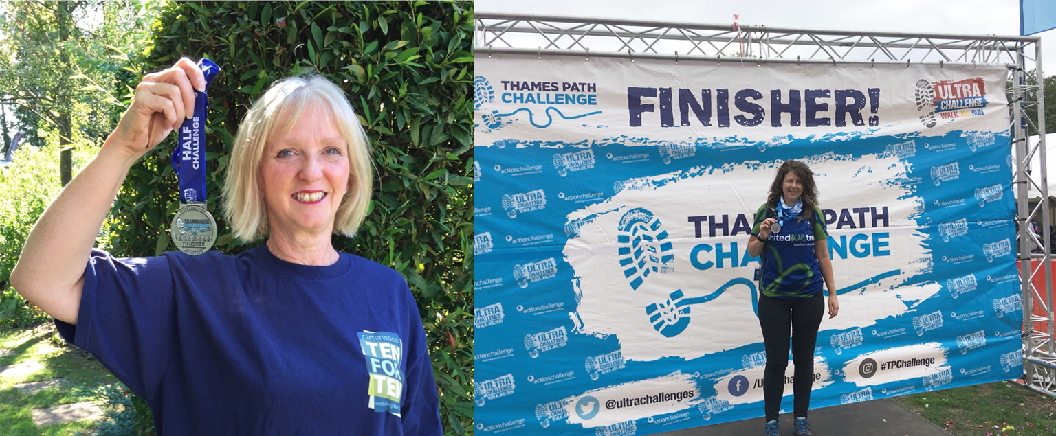 Carterwood’s latest Ten for Ten fundraising challenge for Parkinson’s UK: the Thames Path ultra