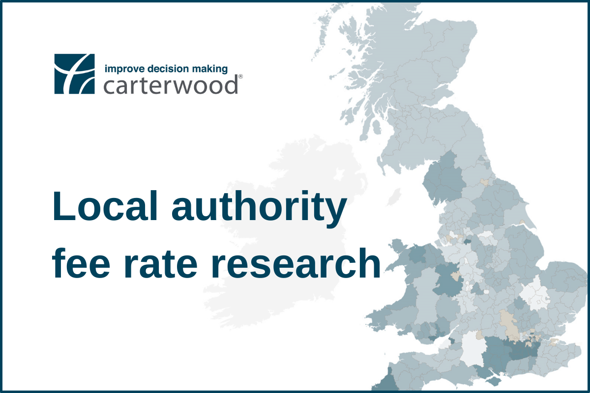 Carterwood research reveals astonishing variation in baseline elderly care home local authority fees