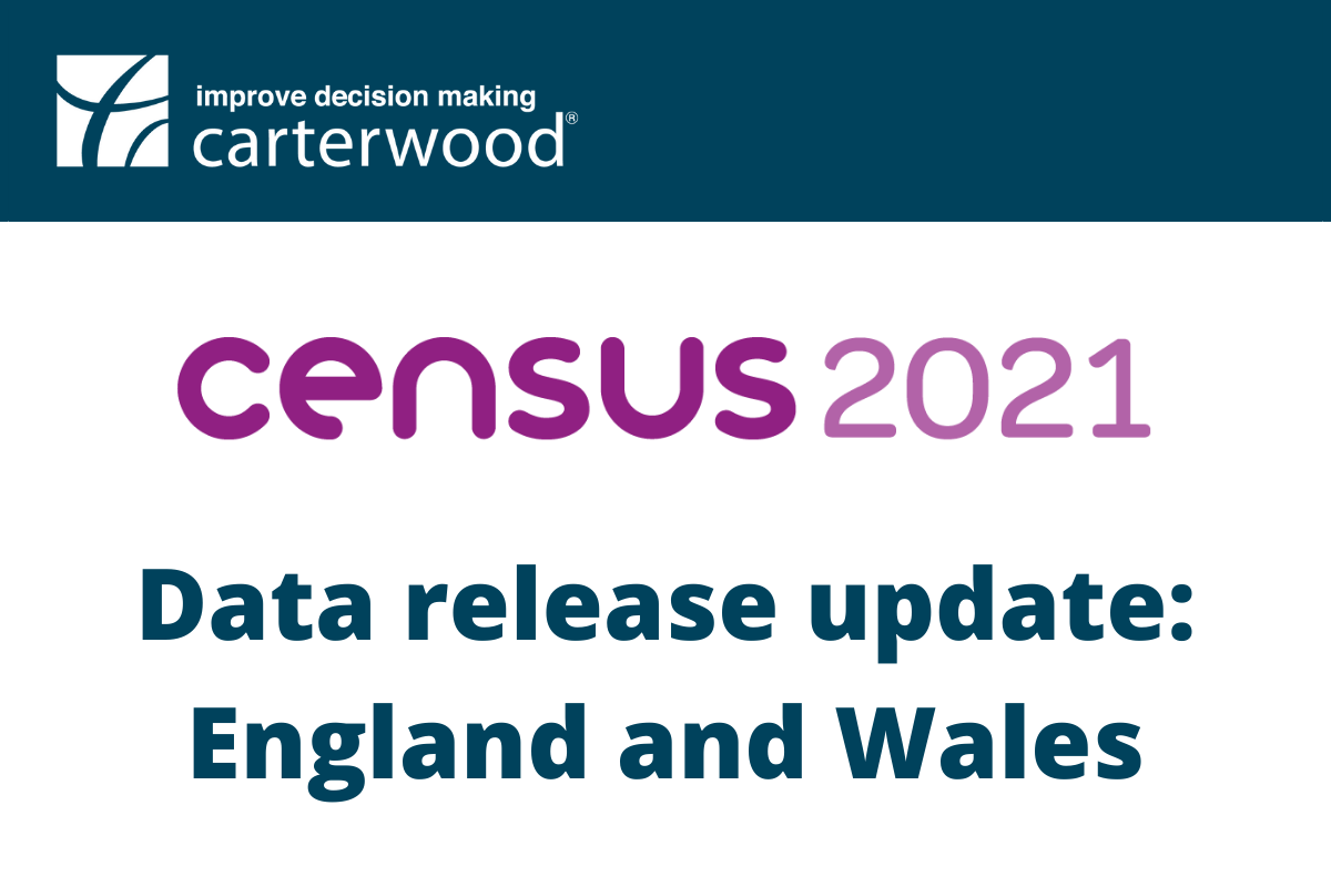 Census 2021: England and Wales data release update