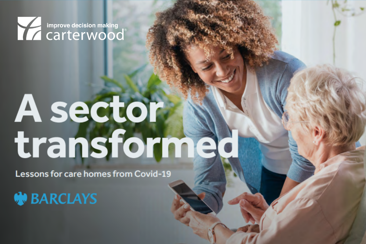 Carterwood contribute to Barclays report; A sector transformed: Lessons for care homes from Covid-19