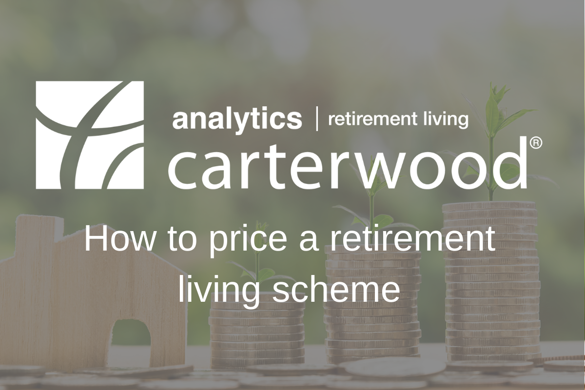 How to price a retirement living scheme