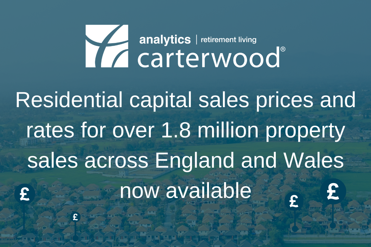 Residential sales data now available on Carterwood Analytics | Retirement Living
