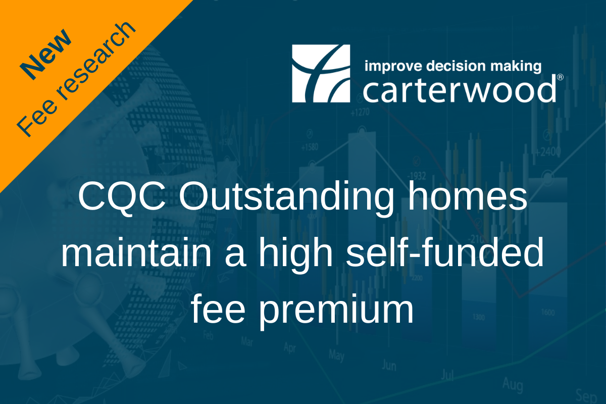 CQC Outstanding homes maintain a high self-funded fee premium in 2021