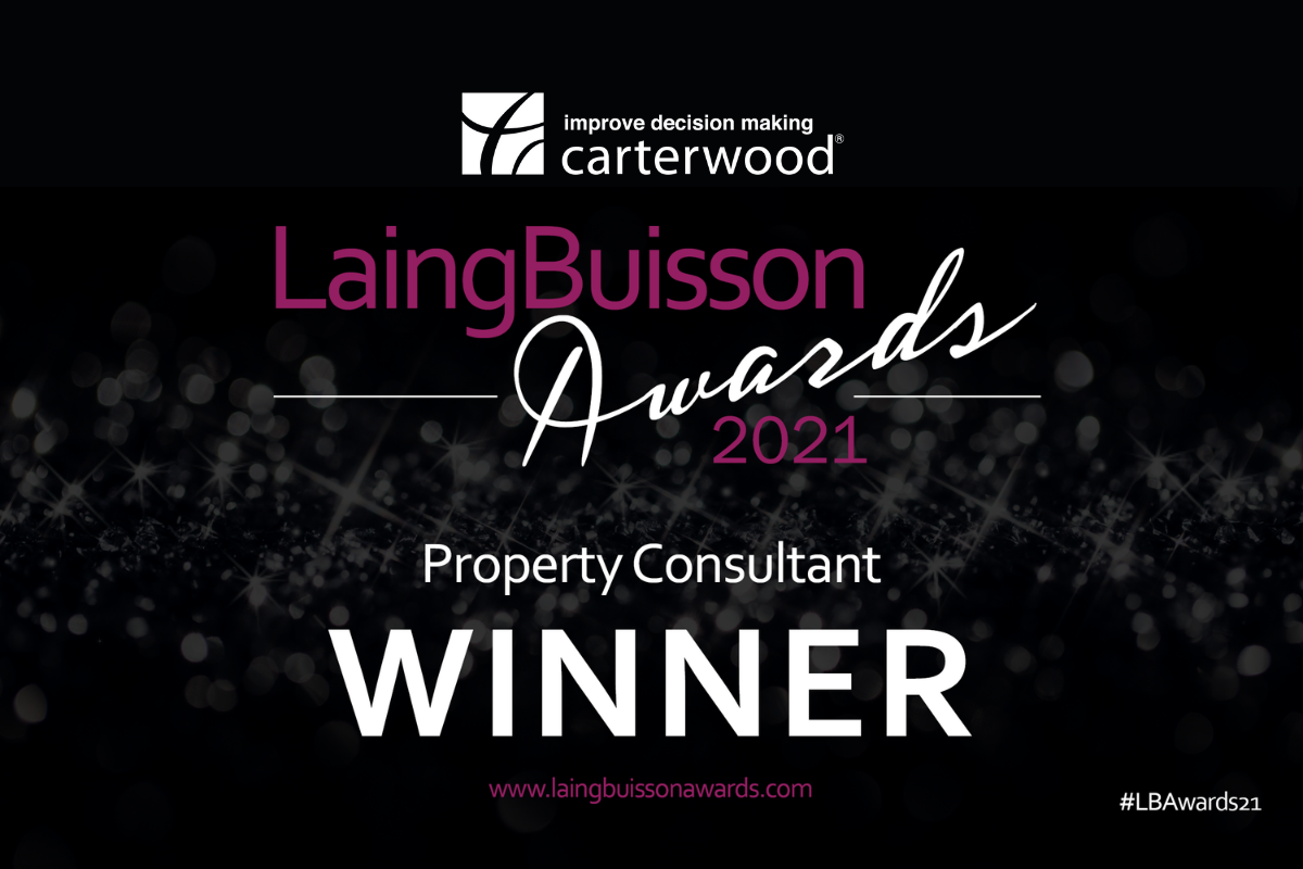 Carterwood win Property Consultant award at LaingBuisson Awards 2021