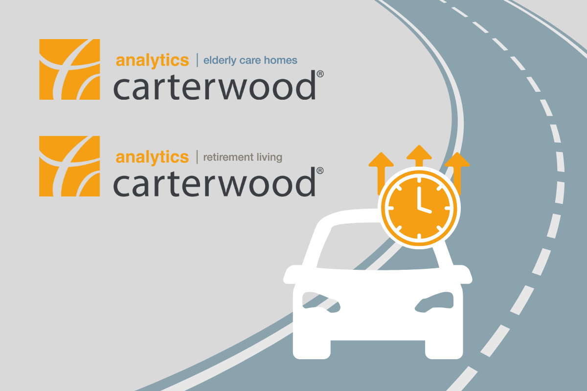 New drive time feature now available in Carterwood Analytics | Elderly Care Homes and Carterwood Analytics | Retirement Living