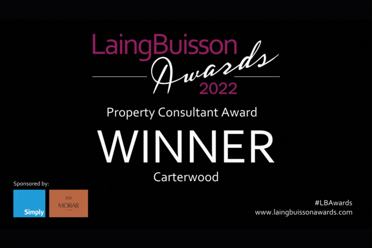 Carterwood win third consecutive LaingBuisson Property Consultant award
