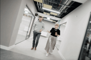Carterwood's Amanda Nurse and Tom Hartley discussing the latest trends